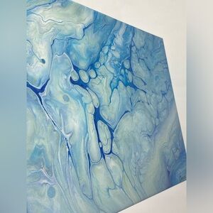 Original poured artwork acrylic painting